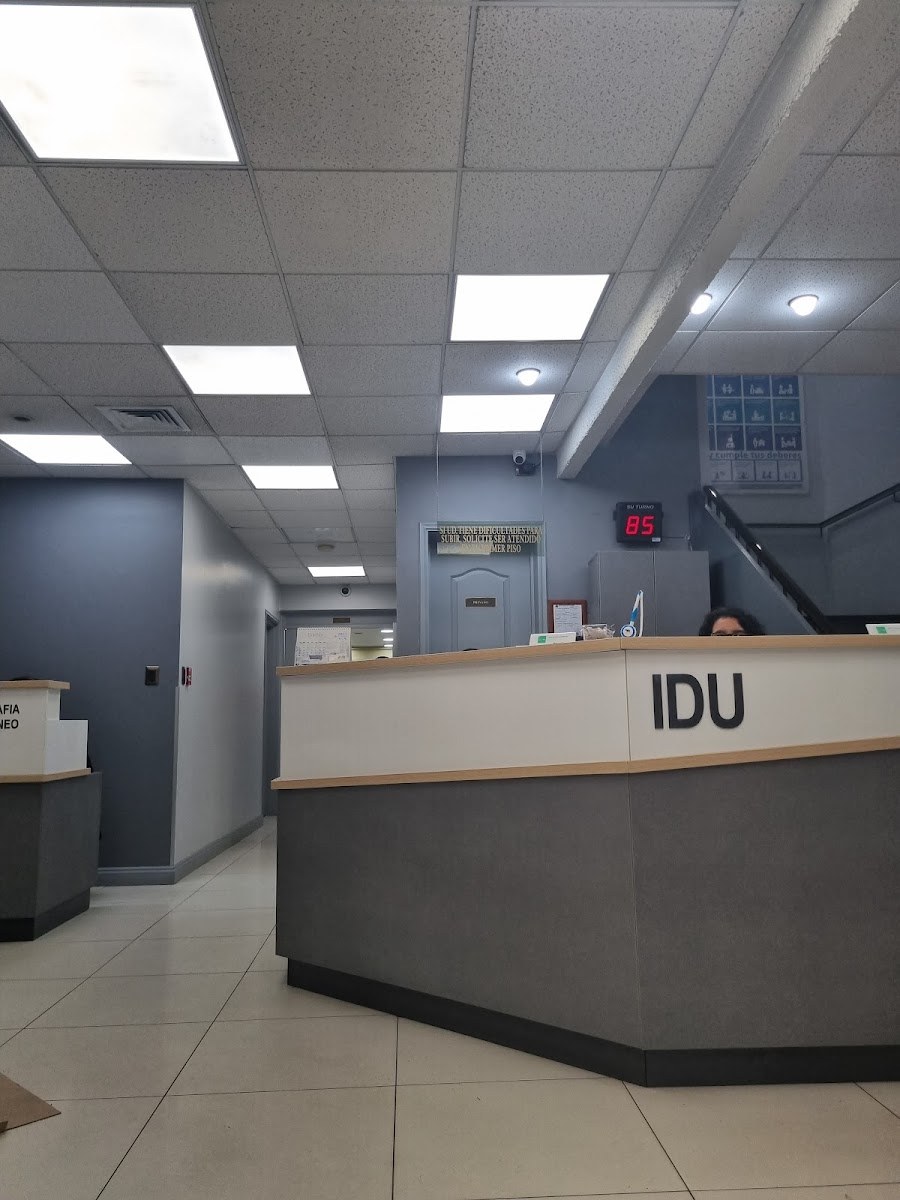 Recepción del Instituto Diagnóstico Urológico (IDU)